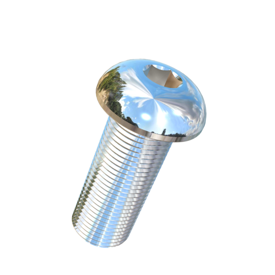 Titanium 1-12 X 2-1/2 UNF Button Head Socket Drive Allied Titanium Machine Screw